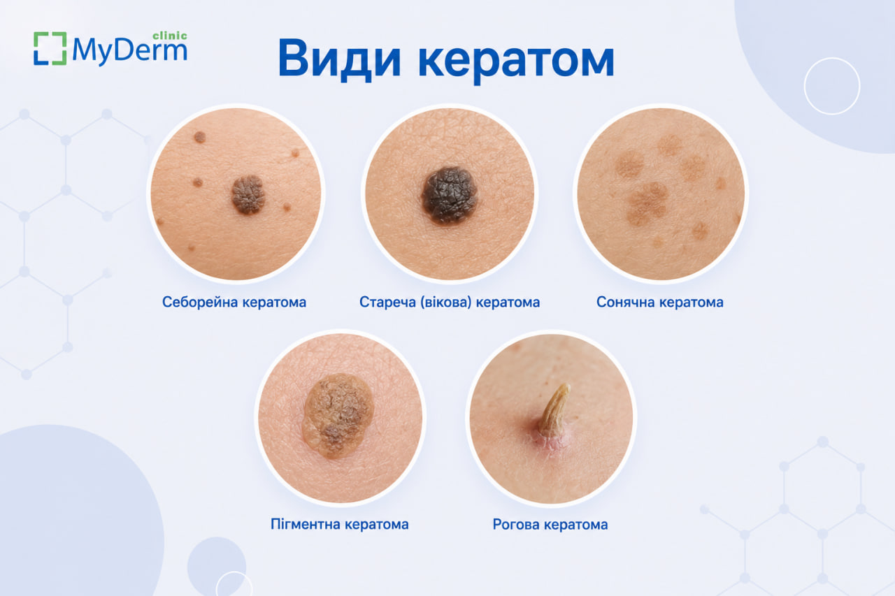 Виды кератом